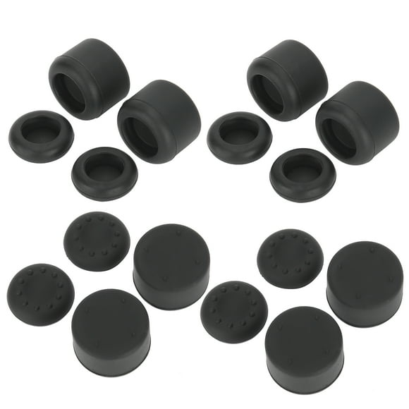 Juego de 4 tapas de silicona para botones de joystick y agarre para mando de PS4/PS5