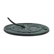 Decorative Dragonfly Garden Sundial - Green - 9.75" Wide