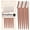 Terracotta, variant on Dermaplane Razor for Women Face - Face Razors for Women and Men - Eyebrow Trimmer, Shaver, Recycled Plastic Dermaplaning and Skin Care Tool - Terracotta, 12 pcs