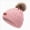 A71-Pink, variant on Toddler Boys Girls Winter Hat Warm Knit Beanie with Pom Fleece Lined 6-12 Months 12-24 Months 2T 3T 4T 5T 6T 7T 8T 9T Children(Black,1-11 Years)