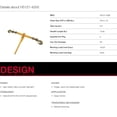 thumbnail image 5 of 3/8"- 1/2" Ratchet Binder Plus Loadbinder, 2 Pack, Peerless Chain, #H5121-4258, 5 of 6