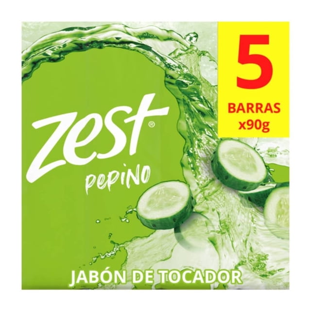 Jabón en barra Zest pepino 450 g