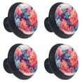 thumbnail image 2 of 4 Pcs Coral Knobs for Kitchen Cabinet Cupboard Dresser Bookcase Drawer Pulls Handles Round Home Decor, 2 of 8