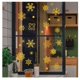 thumbnail image 5 of Etiqueta engomada de la ventana de Navidad, pegatinas de nieve de PVC, pegatinas de ventana de copos de nieve, pegatinas de decoración extraíbles de bricolaje, pegatinas de ventana estáticas reutilizables, pegatinas de Navidad JM, 5 of 5