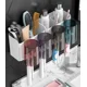 thumbnail image 2 of Soporte para cepillos de dientes, soporte para cepillos de dientes sin taladros, soporte adhesivo para cepillos de dientes, soporte multifunción para almacenamiento de baño con 4 tazas + 8 ranuras par, 2 of 5