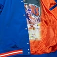 thumbnail image 7 of Men's-Mitchell & Ness Patrick Ewing Royal New York Knicks NBA Legends Full-Snap Satin Jacket, 7 of 7