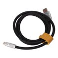 thumbnail image 3 of USB C Fast Charging Cable, Multifunction Thickened One Piece Interface 66W  Type C Charging Cord  For Camera For Mobile Phone Black,White,Yellow,Orange,Blue, 3 of 8