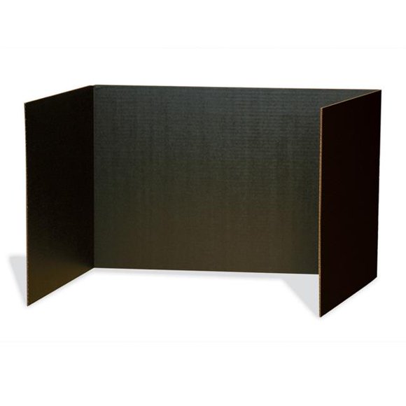 Cartes de Confidentialité Noires, 48 x 16 Po. - 4 par Paquet - Lot de 2