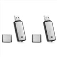 thumbnail image 1 of 2X 32G Grabadora de Voz USB Unidad Flash USB Grabadora de Audio de Voz Digital Recargable para PC ReunióN GrabacióN de Entrevistas, 1 of 5
