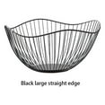 thumbnail image 4 of ZheElen Metal Fruit Baskets Exquisite Appearance Sturdy And Durable Multifunctional Large Capacity Open Wire black Straight large 1Set, 4 of 6