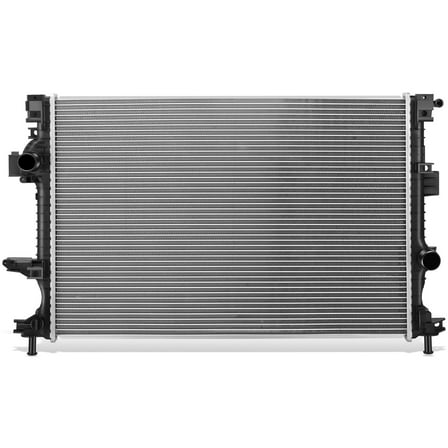 DNA Motoring OE Style Aluminum Core Radiator 13658 for 17-20 Ford Fusion Lincoln MKZ 2.0L