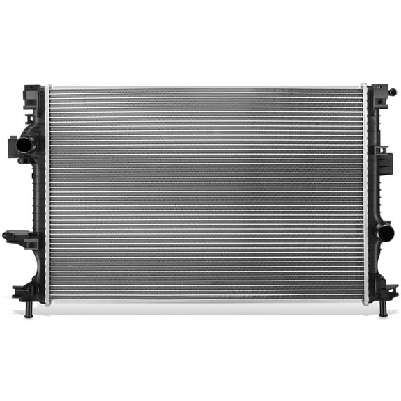 DNA Motoring OE Style Aluminum Core Radiator 13658 for 17-20 Ford Fusion Lincoln MKZ 2.0L