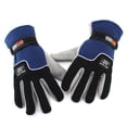 thumbnail image 2 of Guantes de invierno para hombre, de forro polar grueso, cálidos, antideslizantes, para deportes de equitación y conducción, para adultos, 2 of 5