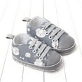 thumbnail image 2 of Eashery Toddler Girls Boys Shoes Boys Girls Fisherman Sandal Casual Sneakers First Walkers White Toddler Shoes (Grey,5), 2 of 5