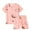 Pink A1, variant on Hrsba Kids Summer 2 Piece Outfits Sets,Baby's Summer T-shirt Two-piece Set Sports And Casual Clothes,Toddler Summer Short Sleeve Round-Neck Blouses & Shirts Sets