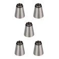 thumbnail image 2 of stanreset Hot Sale 1PC Stainless Icing Piping Nozzle Cream Cake Decorating Pastry Tip Fondant Cake Tools Kitchen Baking Gadgets No.02 5Set, 2 of 6