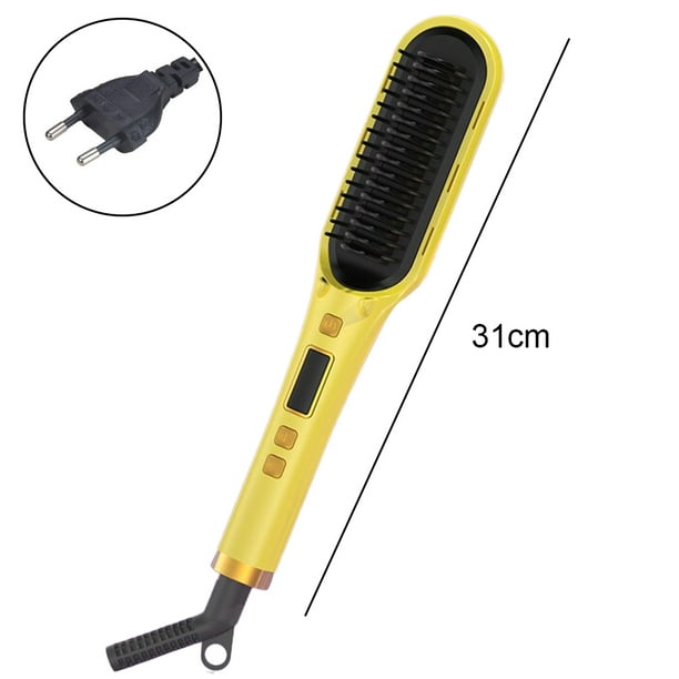 Hair Straightener Comb Matte Black, TYMO Hair Straightener Brush