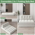 thumbnail image 2 of Huisuilinss Folding Sofa Bed,Convertible Sleeper Chair With Pillow,Portable Fold Out Chair Bed,Futon Sofa Bed,Folding Floor Couch,Foldable Mattress Back Support For Home Office Dorm Guest Use,Full, 2 of 7