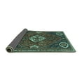 thumbnail image 2 of Ahgly Company Indoor Rectangle Persian Turquoise Blue Traditional Area Rugs, 3' x 5', 2 of 4