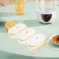 thumbnail image 1 of Bandeja para frutos secos perfecl con tapa plato para bocadillos y dulces transparente tamaño 35 x 19 x 11 cm, 1 of 8