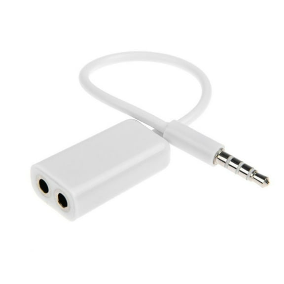 Zendure 3.5mm Dual Jack Earphone Headphone Splitter Adapter For Samsumg iPhone Phone Laptop Tablet MP3 Player Audio Devices