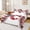 White Red C, variant on Erosebridal Cute Initial P Kids Twin Sheet Sets, Baseball Football Bedding, White Red, 3-Piece