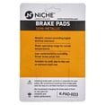 thumbnail image 2 of Niche Brake Pad Set Suzuki Burgman 650 400 69102-05890 Rear Semi-Metallic 519-KPA2455D, 2 of 5