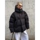 thumbnail image 3 of Chaqueta acolchada de algodón para mujer, Parka con capucha, ropa de calle Harajuku, abrigo suelto, otoño e invierno, 2024, 3 of 5