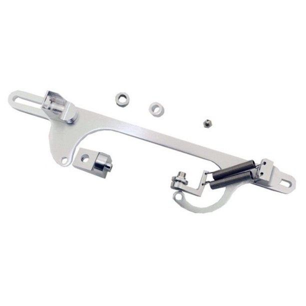 Holley 4150 4160 Silver Aluminum Throttle Cable Carb Bracket Carburetor