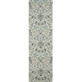 thumbnail image 3 of Momeni Newport 2'3" X 8' Hand Tufted Wool Runner Rug in Blue, 3 of 6