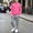 Hot Pink, variant on Cethrio Boys Athletic Outfit Sets, Sports Casual 2 Piece Long Sleeve Boys' Activewear Black Size 10-12
