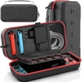 thumbnail image 1 of Bolso para Nintendo Switch/OLED, bolsa de transporte grande para Joycon y fuente de alimentación, funda rígida para Switch OLED con espacio para guardar 20 juegos y accesorios de Switch, 1 of 7