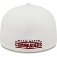 thumbnail image 4 of Men's New Era White Washington Commanders Omaha Low Profile 59FIFTY Fitted Hat, 4 of 5