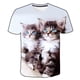 thumbnail image 1 of Niñas Animal gato camiseta niños nuevo Kawaii 2023 verano divertido dibujos animados camiseta para niños niñas chico ropa Unisex manga corta 3T Gao Jinjia LED, 1 of 2