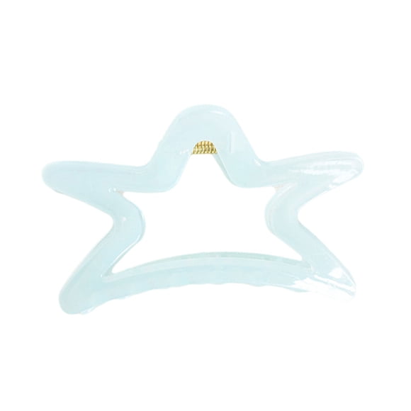 Barrettes Clearance, Bradem Elegant Star Clips Five Pointed Star Hair Clips Star Shape Hair Jaw Clips Cellulose Hair Clips for Girls Big Clips for Women Hair Jaw Barrettes Accessories, 1*Hairpin
