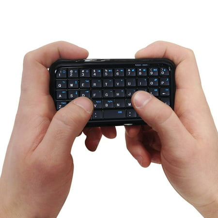 HDE Bluetooth 3.0 Keyboard Mini Travel Size Wireless Pocket Keypad for Sony Playstation PS4 + Tablets +