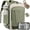 Light Green-beige-olive Green, variant on LOVEVOOK 40L Travel Backpack for Women & Men, Airline Approved Carry On Backpack, TSA Personal Item Bag fits 17.3 Inch Laptop, Waterproof Weekender Overnight Bags Suitcase for Work