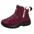 thumbnail image 2 of Bnwani Womens Boots,Winter Boots,Stability,Non-slip,Slip-on,Water-Resistant,Wine,43(US:9.5), 2 of 7