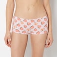 thumbnail image 1 of Culotte Shorty en Coton et Garniture Picot Couleur Pêche Parfaite, 1 of 5