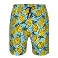 thumbnail image 3 of Goofa Lemon Printed Mens Swim Trunks Summer Quick Dry Short Beach Swimwear Bathing Suits-XX-Large, 3 of 9