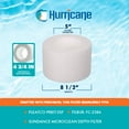 thumbnail image 3 of Hurricane 2 Pack HF-MICR-01 Advanced Pool and Spa Filter Cartridge Replacement, 3 of 7