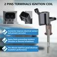 thumbnail image 2 of Ignition Coils & Pigtail Wiring Harness Fits Ford F150 Expedition Lincoln Navigator 4.6L 5.4L Replaces C1659 DG521 & Heat Shrink Butt Connectors, 2 of 7