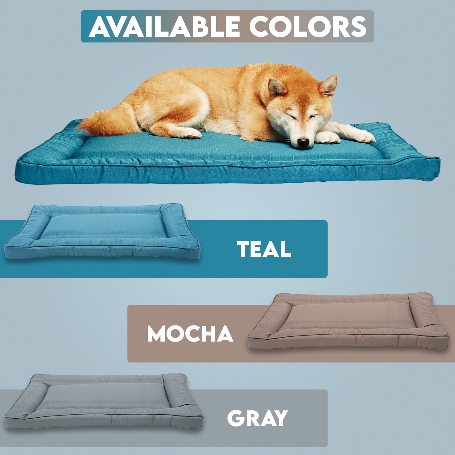 Precious Tails Napology Waterproof Dog Crate Mat, Mocha, Large, 35"L x 23"W x 2"H
