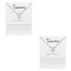 thumbnail image 2 of Jumpingount Doce signos del zodiaco encanto único símbolo amistad collar DIY creativo cómodo encanto colgante oro rosa Tauro Tauro 2Conjunto, 2 of 6