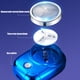 thumbnail image 5 of Mini afeitadora para hombres | Maquinilla eléctrica USB recargable de bolsillo | Acero inoxidable tamaño portátil para viajes | Negro, Gris, Azul, Plata | Húmedo/seco, carga rápida, diseño compacto, 5 of 6