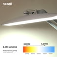 thumbnail image 6 of Neatfi Professional LED Task Lamp with Clamp, 2200 Lumens, 20-Inch Wide Head, Dimmable Work Light for Crafting, Quilting, Sewing, Home Office & Hobby Projects, White, 6 of 10