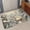 White Forest Green Light Yellow, variant on Large Area Rug 63"x78.7", Hydrangea Flower Absorbent Non Slip Indoor Outdoor Carpet, Pastoral Blue Bow Floral Spring Lraf Low Profile Floor Rug Doormat for Home Living Room Dining Room Bedroom Office