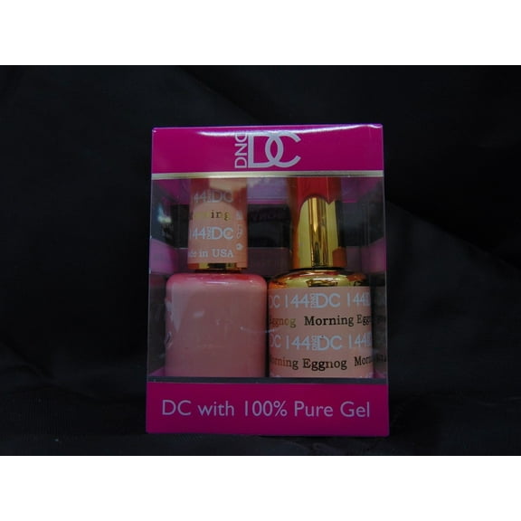 DND - DC Duo Soak off Gel & Matching nail polish, #144 Morning Eggnog