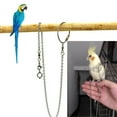 thumbnail image 1 of Bird Foot Stand Chain Creative Stainless Steel Parrot Foot Chain Bird Supplies, 1 of 8