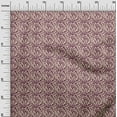 thumbnail image 3 of oneOone Cotton Cambric Dark Magenta Fabric Abstracts Dress Material Fabric Print Fabric By The Yard 42 Inch Wide, 3 of 6